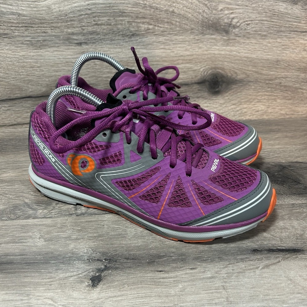 Pearl Izumi X-Road Fuel IV Purple Cycling Shoes Sneakers Size EU 40 Womens US 8